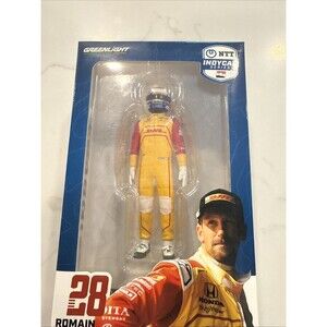 2021 NTT IndyCar Series #28 Romain Grosjean Driver Figure DHL Andretti Autosp...